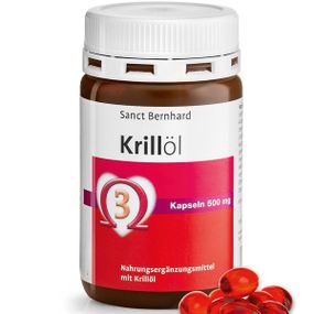 Олія криля Sanct Bernhard Omega-3 (krill oil) 500 МГ (EPA 85 MG, DHA 40 MG) 90 Caps
