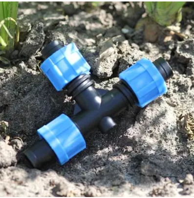 Тройное соединение фитинг для капельного полива | Зображення 4