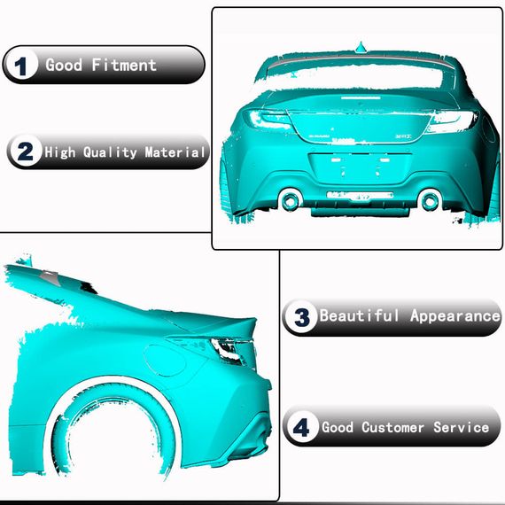 Спойлер (2021-2023, Карбон) для Subaru BRZ 2021- рр | Зображення 2