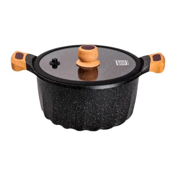 Набір посуду, комплект з 4 каструль і сковорідок, MGC, чорний HP-4-404B | Зображення 2