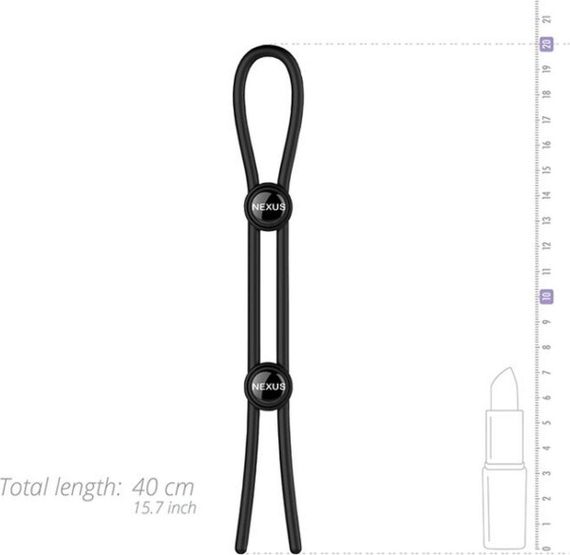 Подвійне ерекційне кільце-ласо Nexus FORGE, діаметр регулюється sexstyle | Зображення 3