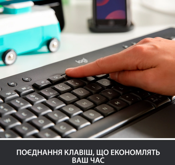 Клавіатура Logitech Signature K650, UA, Graphite (920-010945) | Зображення 2