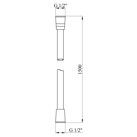 Шланг для душу Kroner Element 2860912923Z-5301 (CV036162) | Зображення 1
