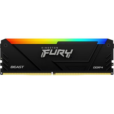 Модуль памяти для компьютера DDR4 16GB 3600 MHz Beast RGB Kingston Fury (ex.HyperX) (KF436C18BB2A/16)