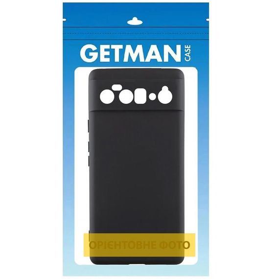 Чохол TPU GETMAN Liquid Silk Full Camera для Google Pixel 9 Pro XL Синій / Midnight Blue Чорний / Black | Зображення 1