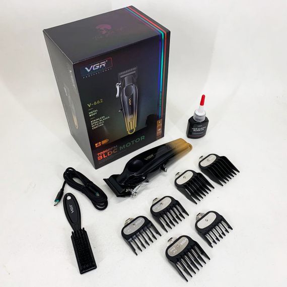 Акумуляторна машинка для стрижки VGR V-662 Колір: золотий | Зображення 9