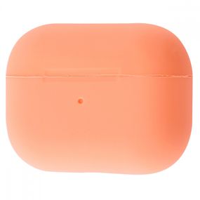 Чехол для Apple AirPods Pro силиконовый персиковый AJ-416 в коробке