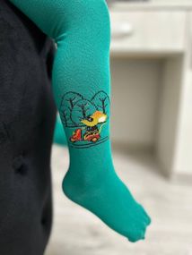 Колготи Twinsocks на хлопчика з малюнком Зелений, 98-104/3-4 роки