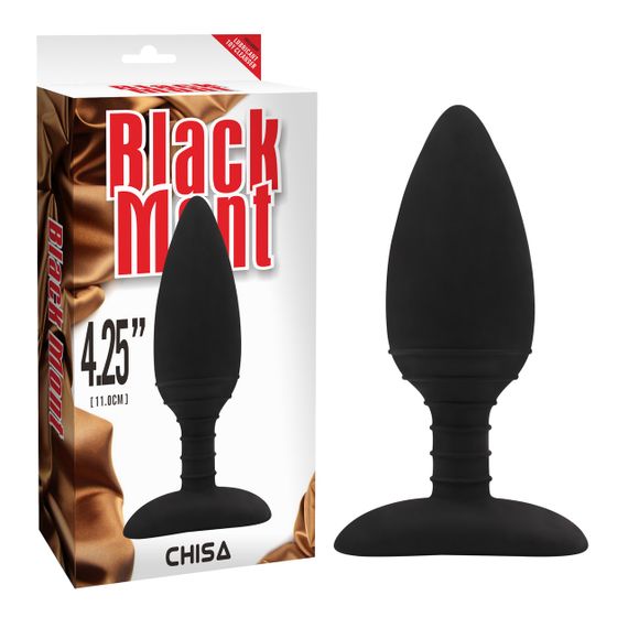 Анальна пробка з вібрацією Chisa Black Mont Anal Libido, чорна Sex Aura