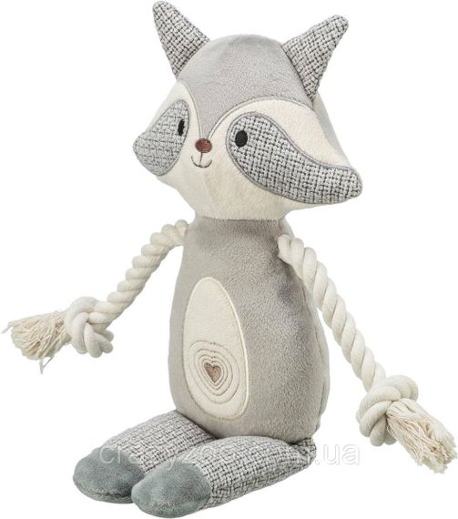 Игрушка для собак Trixie енот плюшевый серый 33 см TX-36155 | Зображення 1