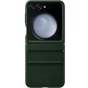 Шкіряний чохол Leather Case (AAA) для Samsung Galaxy Z Flip5 Blue Green