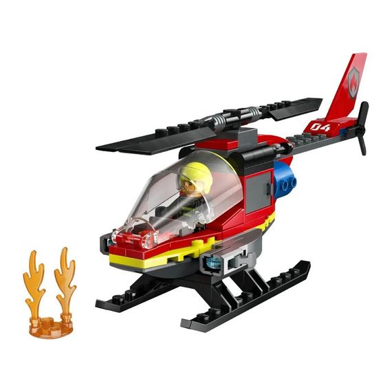 Конструктор LEGO City Пожежний рятувальний гелікоптер 85 деталей (60411) | Зображення 7