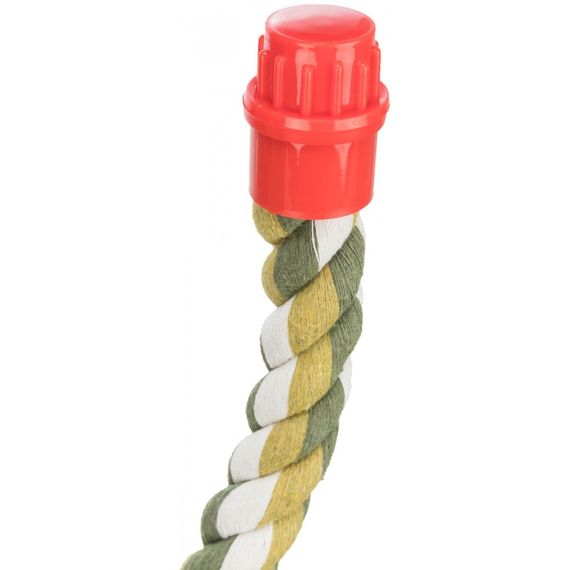 Іграшка Trixie для птахів Гойдалка-канат з гвинтовим кріпленням текстиль 75 см/30 мм | Зображення 1