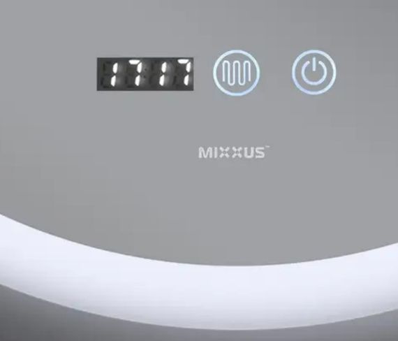 Дзеркало Mixxus Plain MC10-60 (годинник, LED-підсвічування, антизапотівання) (MI6013) | Зображення 4
