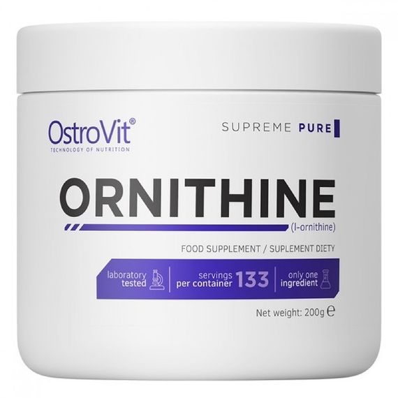 Орнитин для спорта OstroVit Ornithine 200 g /133 servings/ Pure