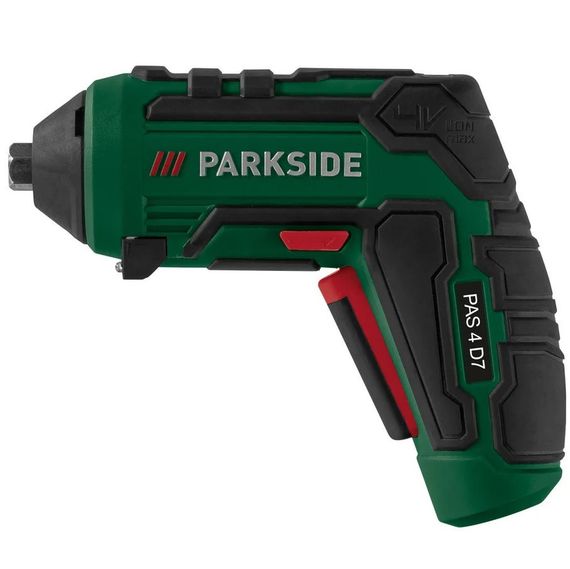 Акумуляторна викрутка Parkside PAS 4 D7, з насадками, 4 V, 1500 mAh, 10 Nm, Німеччина | Зображення 1