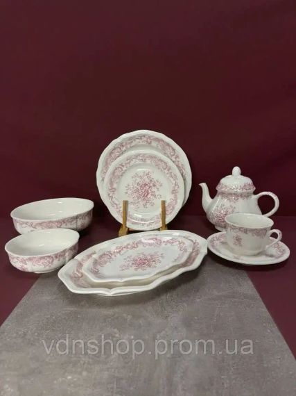 Столовий сервіз на 6 осіб 34 предмети DY04 | Зображення 1