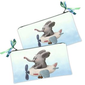 Косметичка жіноча Слоник 20х12 см (K_22DT009)