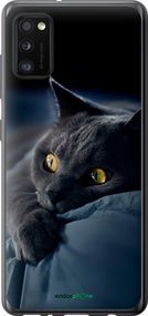 Чохол на Samsung Galaxy A41 A415F Димчастий кіт "825t-1886-2448"