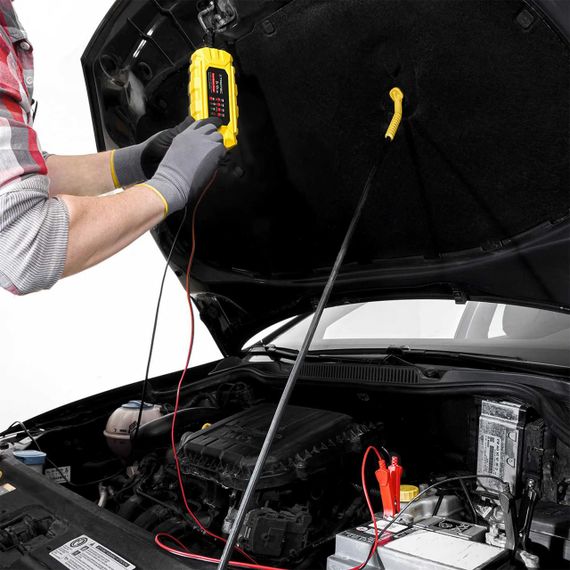 Зарядний пристрій для автомобільного акумулятора Trotec PBCS 2A, 12V, 4-60Ah (4675000001) | Зображення 9