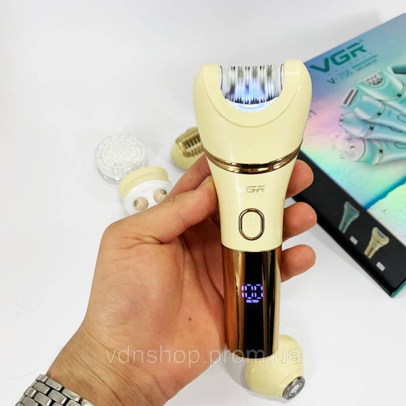 Профессиональная терка для пяток VGR V-756, Портативная электрическая щетка для ступней MI-21