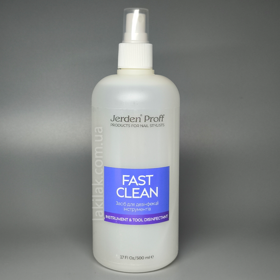 Средство для дезинфекции инструментов Jerden Proff Fastclean 500мл | Зображення 1