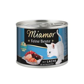 Вологий корм для котів з лососем Miamor Feine Beute Mit Lachs, 185 гр