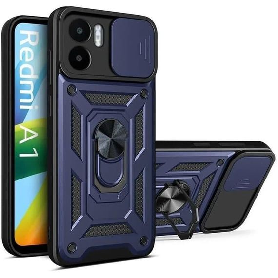 Чохол Ummi Camshield Serge Ring для Xiaomi Redmi A1 / A2 Синій