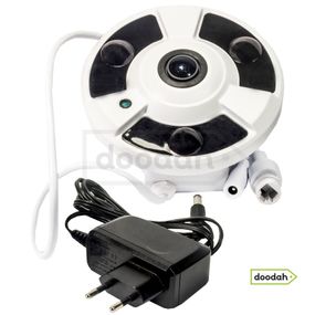 IP камера Hamrolte Fisheye SDQJ3L-I20 - 1.7 mm, 2 MP, Full HD, IP66 + блок живлення! - купити з гарантією та доставкою по Україні