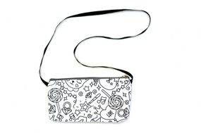 Сумка розмальовка  4Profi "Caticorn" сіро-біла 23761