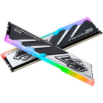 Модуль памяти для компьютера DDR5 32GB (2x16GB) 5600 MHz Panther RGB Apacer (AH5U32G56C5229BAA-2) | Зображення 2