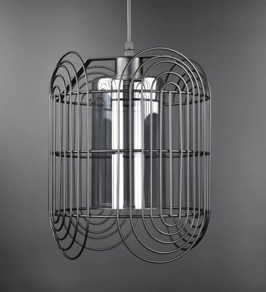 Люстра підвісна LOFT на 1 лампочку 26703 Чорний 40-130х25х25 см. | Зображення 1