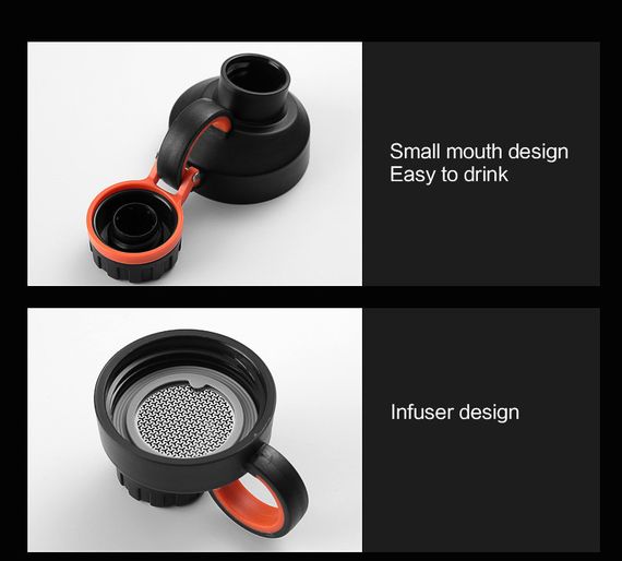 Пляшка для води CASNO 500 мл KXN-1234 Помаранчева | Зображення 3