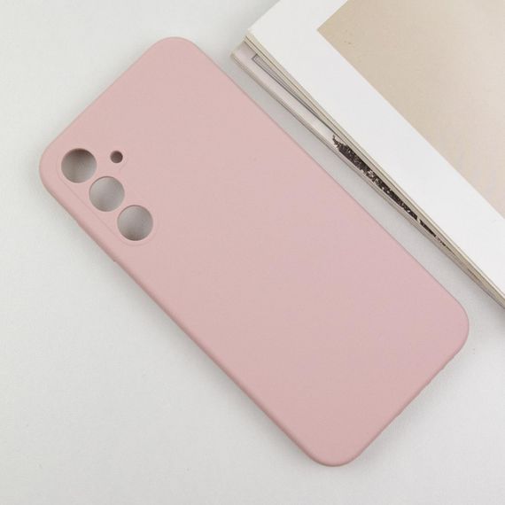 Чехол Silicone Cover Lakshmi Full Camera (AAA) для Samsung Galaxy S24 FE Розовый / Pink Sand | Зображення 4
