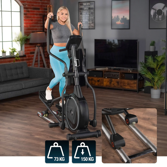 Орбитрек Hop-Sport HS-160CF Stage электромагнитный серый | Зображення 9