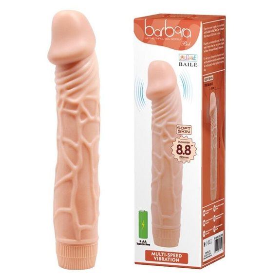 Вібратор реалістик BARBARA BOB DILDO VIBRATOR, BW-001009R Sex Aura | Зображення 1