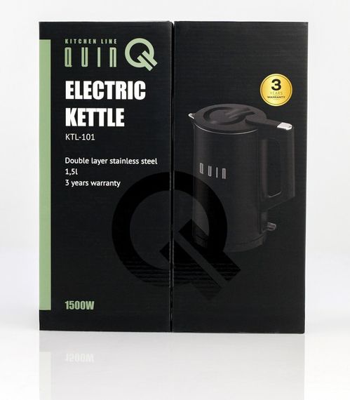 Електрочайник QUIN KTL-101 Black 1.5 л чорний | Зображення 4