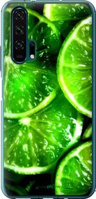 Чохол на Huawei Honor 20 Pro Зелені часточки лимона "852t-1702-2448"