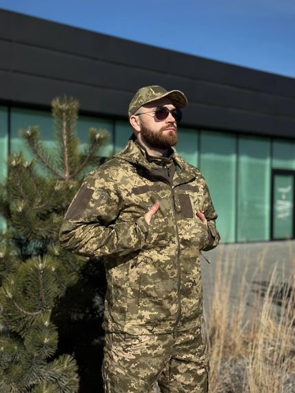 Легка Весняна Куртка Піксель Hunter De Lux TWILL mm14 Military | Зображення 7