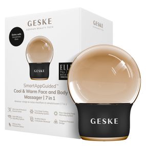 Массажер для лица и тела GESKE Cool&Warm Face and Body Massager 7в1 starlight, Серый