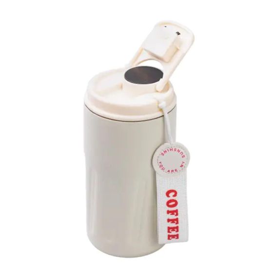 Термочашка Coffee з датчиком температури 500 мл біла HP-14-10W | Зображення 2