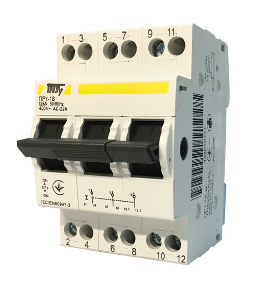 Переключатель-разъединитель ПРт-36 "1-0-2" 3Р 125А Ny95506274 | Зображення 2