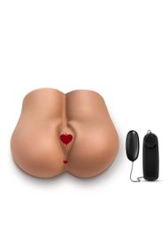 Мастурбатор з віброкулею та пультом Blush X5 Men два отвори, 29.7 см Sex Aura