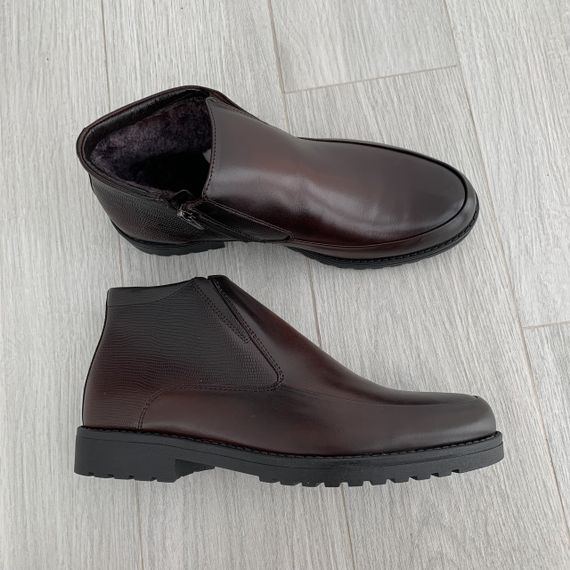 Коричневі черевики шкіряні 41 43 45 розмір. | Зображення 2