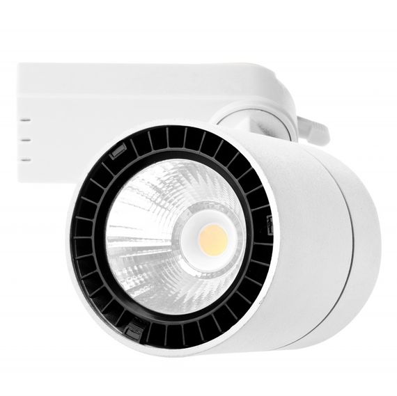 Светильник трековый поворотный LED KW-208/12W NW WH COB | Зображення 3