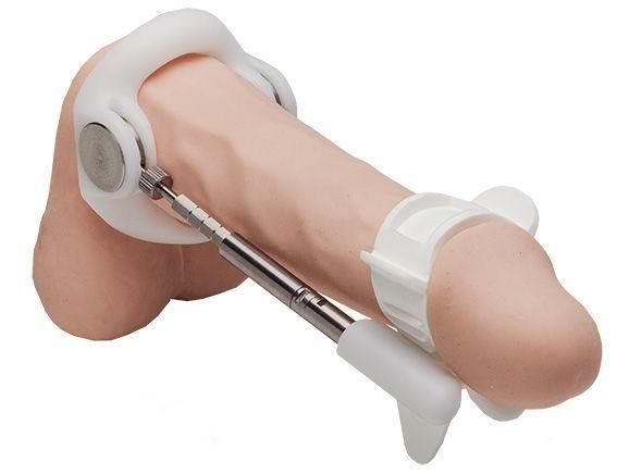 Екстендер для збільшення члена Jes-Extender Original, ремінцевий, дерев'яний футляр для зберігання Sex Aura | Зображення 2