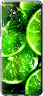 Чохол на Infinix Note 8 Зелені часточки лимона "852u-2710-2448"