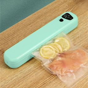 Домашній вакуумний пакувальник харчових продуктів Vacuum Sealer / Кухонний вакууматор для їжі