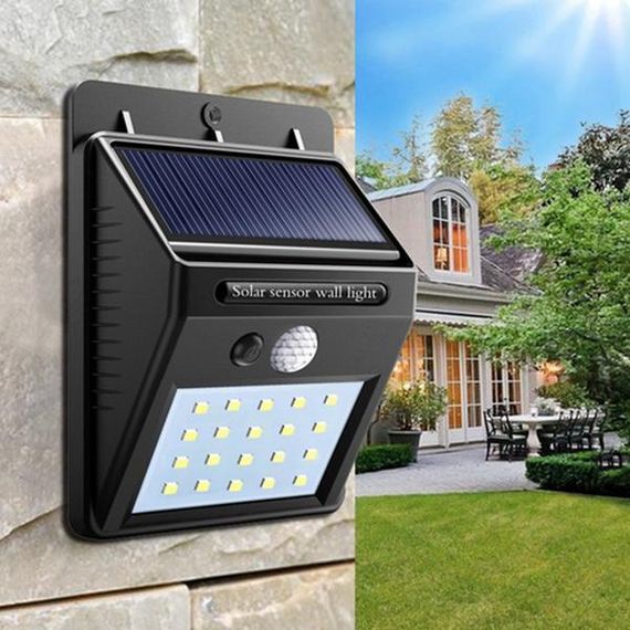 Светильник 20 Solar LED Solar Motion Sensor Light с датчиком движения на солнечных батареях