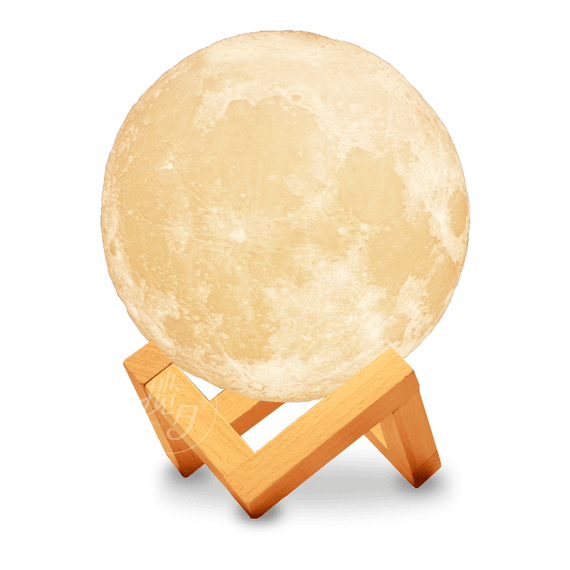 Нічник 3D світильник місяць Moon Touch Control 15 см, 5 режимів | Зображення 5
